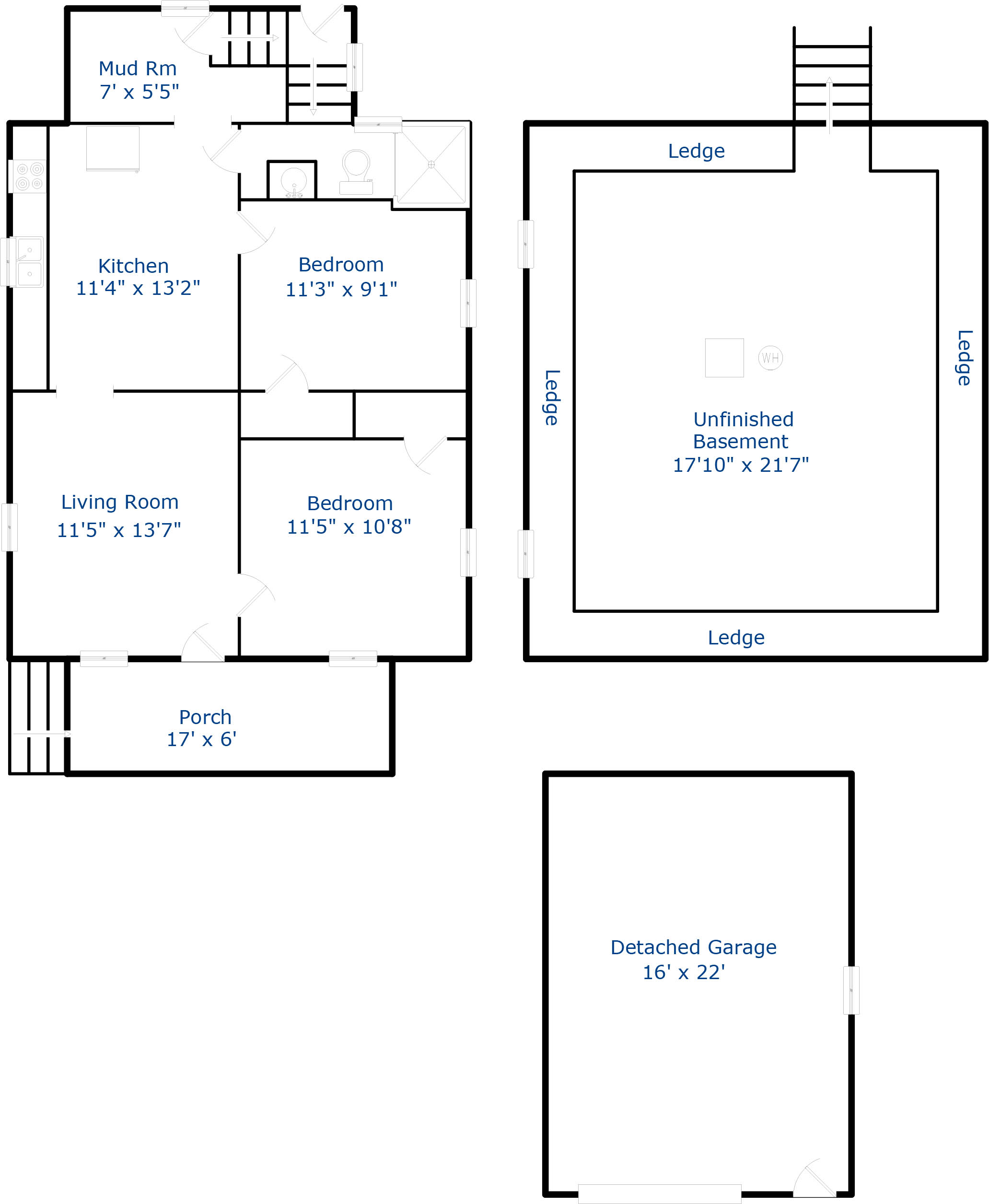 155 S Sunnyside Road, Decatur, IL Floorplan
